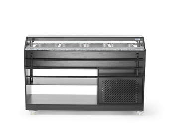 Vitrine buffet réfrigérée à salades, 149x76,5x137 cm, 4 x GN 1/1, 230 V | ARKTIC 274057