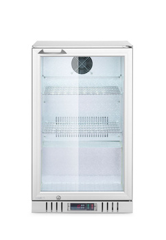 Réfrigérateur à boissons sous-comptoir 1 porte 75 L, aluminium, argenté | ARKTIC 236925