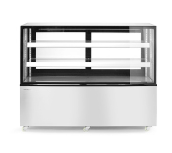 Vitrine réfrigérée 2 étagères 510 l, refroidissement dynamique, LED | ARKTIC 233375
