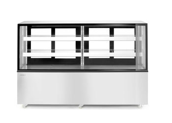 Vitrine réfrigérée 2 étagères 610 l, LED, refroidissement dynamique | HENDI 233467