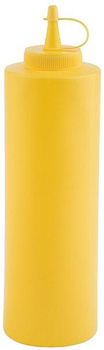 Distributeur pour sauces froides avec bouchon, jaune, 650 ml | APS 93155