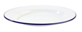 Assiette ENAMELWARE, acier émaillé, 24x2 cm | APS 40665