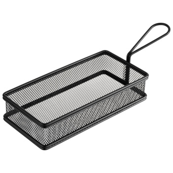 Panier de service SNACKHOLDER, couleur noire, 21.5x10x4.5 cm | APS 40628