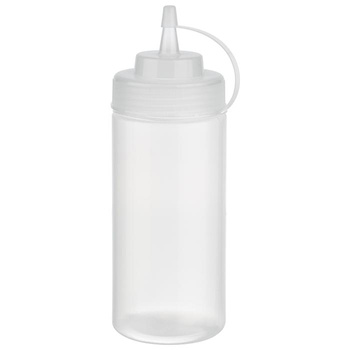 Distributeur pour sauces froides avec bouchon, transparent, lot de 6 pièces, 490 ml | APS 93253