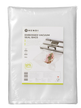 Sachets moletés pour machines d’emballage à barre de soudure | HENDI 297445