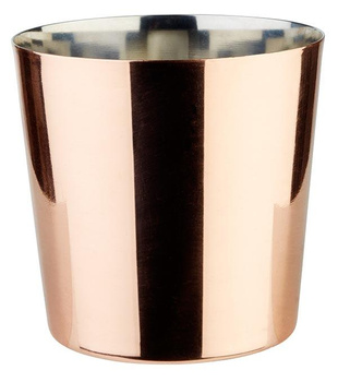 Tasse de service TASCA, acier inoxydable, couleur cuivre, 8.5x8.5 cm | APS 40617
