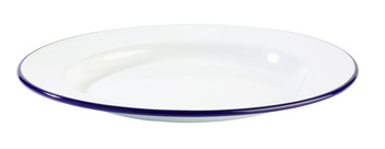Assiette ENAMELWARE, acier émaillé, 24x2 cm | APS 40666