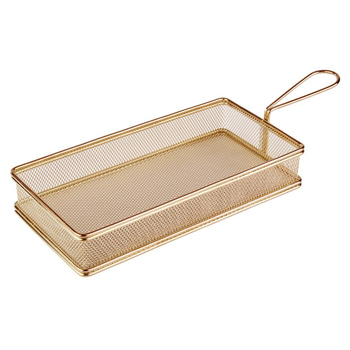 Panier de service SNACKHOLDER, couleur or, 26x13x5 cm | APS 40613