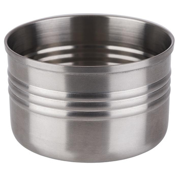 Bol de service SNACKCAN, acier inoxydable, 6,5x4 cm | APS 40654