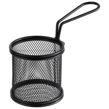 Corbeille de service SNACKHOLDER, couleur noire, 8x7.5 cm | APS 40624