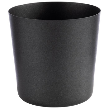 Tasse de service LEVANTE, acier inoxydable, noir, 8.5x8.5 cm | APS 40711