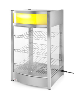 Vitrine chauffante réglable 97 l, 0,8 kW, 230 V | HENDI 233740