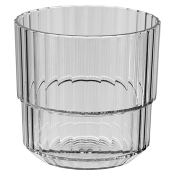 Verre en tritan LINEA, couleur grise 220 ml, 8.5x8 cm, lot de 48 pièces | APS 10566