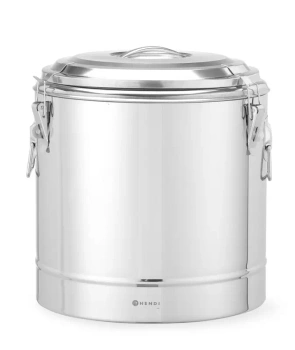 Thermos pour liquides en acier 36 l, diamètre 40 cm | HENDI 710258