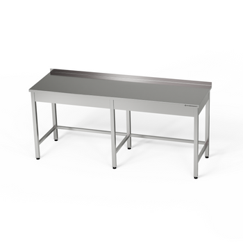 Table de travail en acier inoxydable 250x70x85 cm | FORGAST