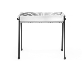 Gril de patio au charbon de bois, grille 34,5x34,5 cm | HENDI 150603