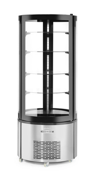 Vitrine réfrigérée ronde 360 L, LED, refroidissement dynamique | ARKTIC 233832