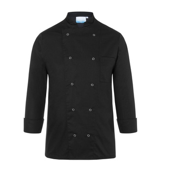 Veste de cuisine Basic homme noire | KARLOWSKY BJM 2-1