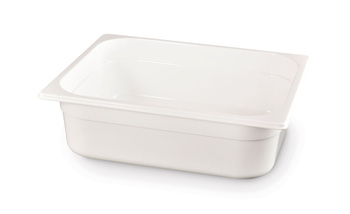 Bac GN 1/2 prof. 10 cm en polycarbonate blanc | HENDI 862476