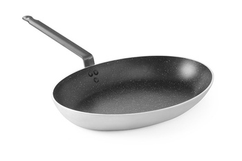Poêle en aluminium avec revêtement antiadhésif pour poisson | HENDI 627716