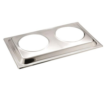 Adaptateur pour 2 récipients pour chauffe-plats | APS 12243