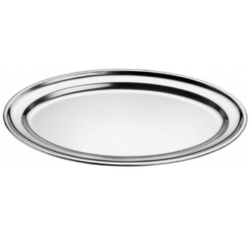 Plat ovale en acier 47x34 cm | PINTINOX 509316