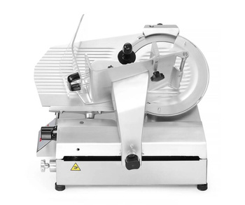 Trancheuse automatique à charcuterie, diamètre de lame 35 cm, épaisseur de coupe 0-16 mm | HENDI 210949