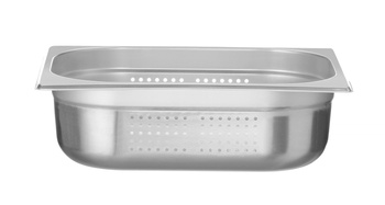 Bac GN 1/2 prof. 10 cm en acier inoxydable KITCHEN LINE perforé | HENDI 807330
