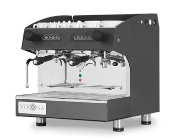 Machine à café automatique JULIA Compact, noir, 2700 W, 2 groupes | HENDI 207499