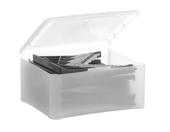 Lot de 5 disques de coupe interchangeables pour mandoline, acier inoxydable, ABS | HENDI 229903