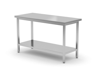 Table de travail centrale avec étagère | HENDI 810729