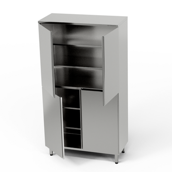 Armoire de stockage divisée 120x60x200 cm | FORGAST