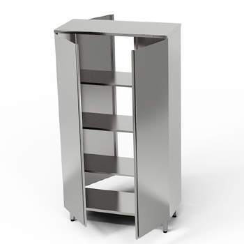 Armoire traversante en acier inoxydable 90x50x180 cm | FORGAST