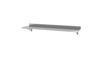 Étagère murale avec 2 consoles, 120x30x25 cm | HENDI 816509