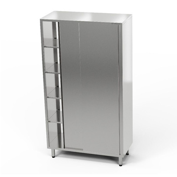 Armoire traversante en acier inoxydable 120x50x180 cm | FORGAST