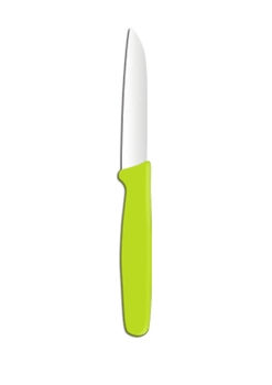 Couteau d’office vert, pointu | HENDI 841563