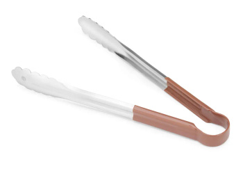 Pinces de service, 30 cm, acier inoxydable, marron | HENDI 171936