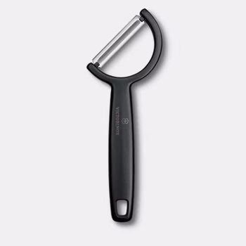 Éplucheur Rho, droit, simple face, noir | VICTORINOX 6.0950.3