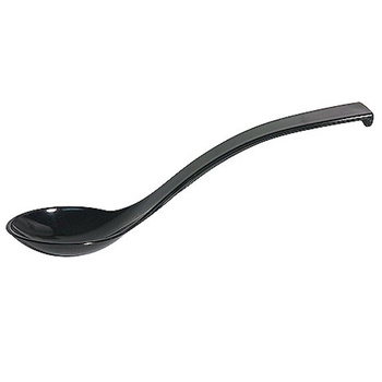 Cuillère à salade en matière plastique noire, longueur 23,5 cm | CONTACTO 4902/231