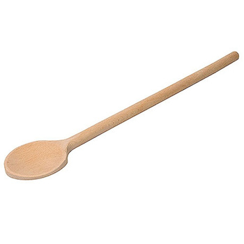 Cuillère en bois ronde, universelle, 24 cm | CONTACTO 833/024