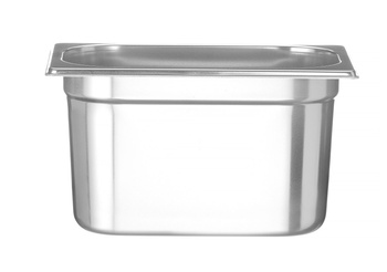 Bac GN 1/4 prof. 15 cm en acier inoxydable PROFI LINE | HENDI 801611