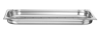 Bac GN 1/1 prof. 4 cm en acier inoxydable KITCHEN LINE perforé | HENDI 807118