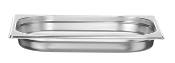 Bac GN 1/2 prof. 4 cm en acier inoxydable BUDGET LINE | HENDI 800317