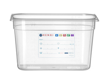 Récipient GN 1/3 prof. 20 cm en polypropylène HACCP | HENDI 880258