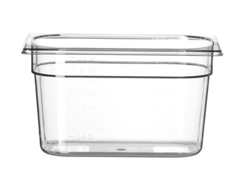 Récipient GN 1/4 prof. 20 cm en polycarbonate | HENDI 861608