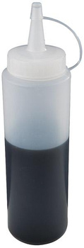 Distributeur pour sauces froides avec bouchon, transparent, 200 ml | APS 93154