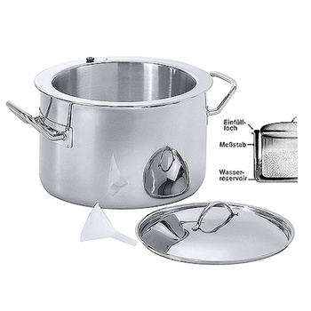 Casserole avec couvercle pour sauces 3L, diamètre 18 cm | CONTACTO 2017/003