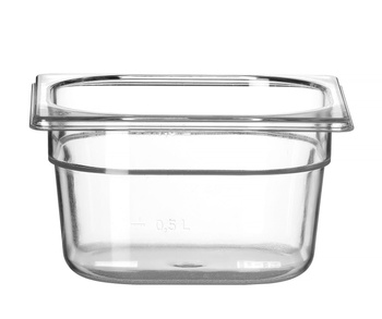 Récipient GN 1/6 prof. 10 cm en polycarbonate | HENDI 861721