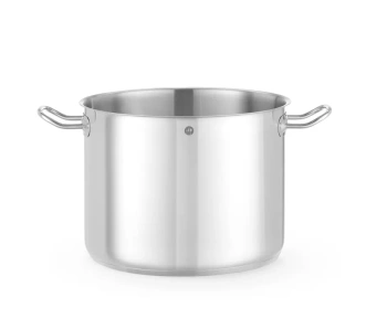 Casserole haute en acier inoxydable sans couvercle, Kitchen Line, capacité 13,4 l, diamètre 28 cm, hauteur 22 cm | HENDI 837788