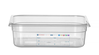 Bac GN 1/2 prof. 10 cm en polypropylène HACCP | HENDI 880173